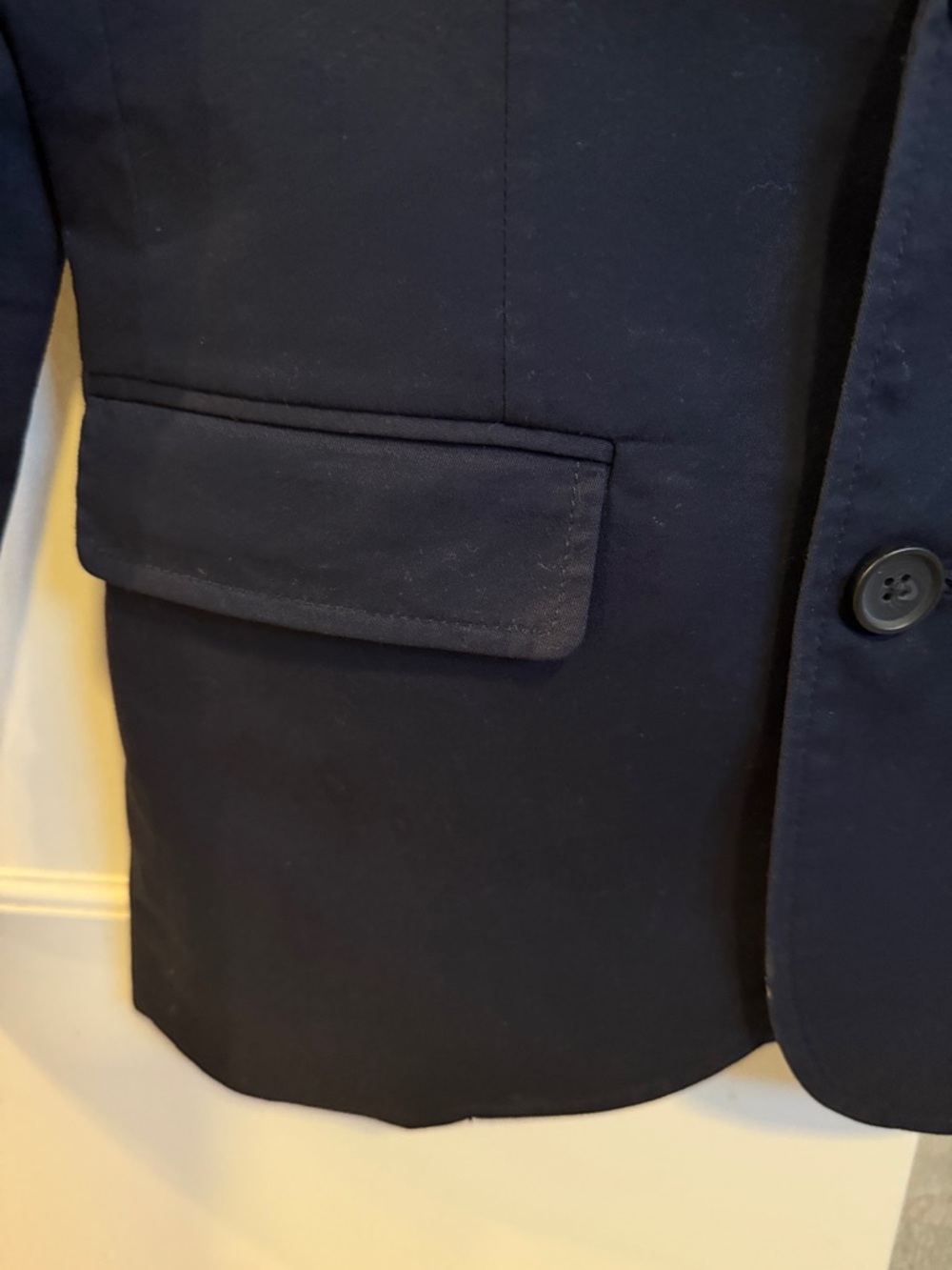 Crewcuts Navy Blue Boys' Two-Button Blazer - Picture 6 of 10